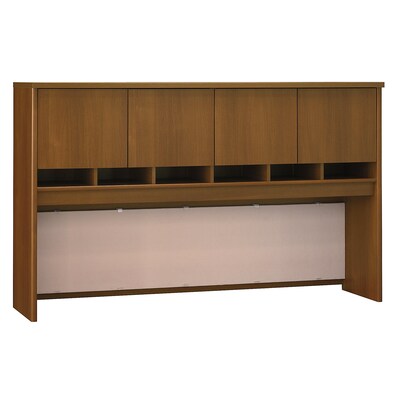 Bush Business Furniture Westfield 72W 4 Door Hutch, Warm Oak (WC67577K)