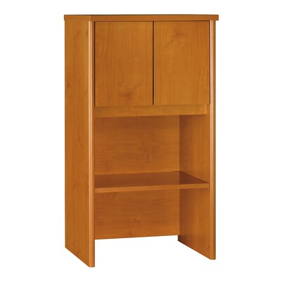 Bush Business Furniture Milano2 72W Credenza Overhead, Golden Anigre, Installed (WC72406FA)