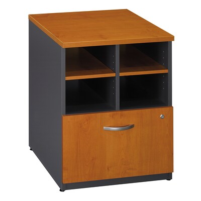 Bush Business Furniture Westfield 24W Storage Cabinet, Natural Cherry, Installed (WC72404FA)
