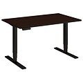 Bush Business Furniture Move 80 Series 48W x 30D Height Adjustable Standing Desk, Mocha Cherry (HAT4830MRSBK)