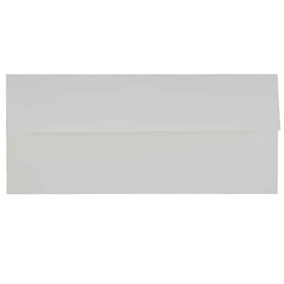 JAM Paper Strathmore #10 Business Envelope, 4 1/8 x 9 1/2, Bright White, 25/Pack (18506)