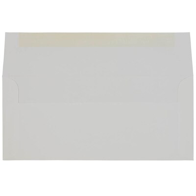 JAM Paper Strathmore #10 Business Envelope, 4 1/8 x 9 1/2, Bright White, 25/Pack (18506)