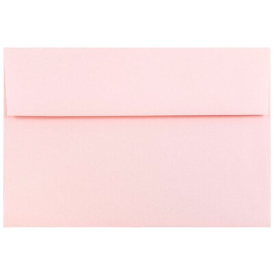 JAM Paper A8 Invitation Envelopes, 5.5 x 8.125, Baby Pink, 25/Pack (155629)