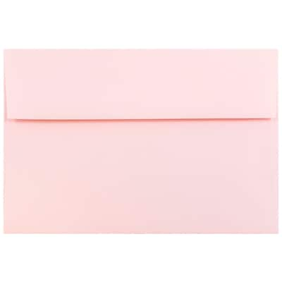 JAM Paper A8 Invitation Envelopes, 5.5 x 8.125, Baby Pink, 25/Pack (155629)