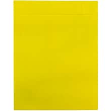 JAM Paper 10 x 13 Tear-Proof Open End Catalog Envelopes, Yellow, 25/Pack (V021385)