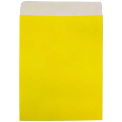 JAM Paper Open End Clasp #13 Catalog Envelope, 10" x 13", Yellow, 10/Pack (V021385B)