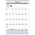 2018-2019 Quill Brand® Academic 17 Monthly Wall Calendar 22 x 15 (51963-QCC)