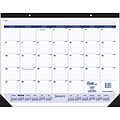 2019 Quill Brand® Monthly Desk Pad Black 17 x 22 (52163-19-QCC)