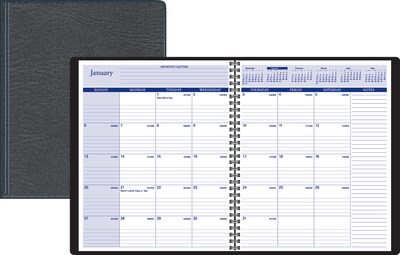 2019 Quill Brand® Large Monthly Planner, 9 x 11 (52160-19-QCC)