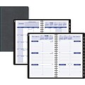 2020 Quill Brand® 5 x 8 Weekly/Monthly Planner, Black (52157-20)