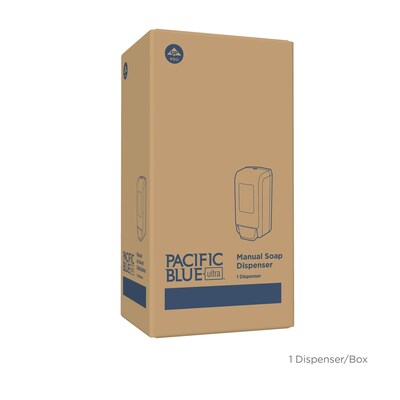 Pacific Blue Ultra Wall Mounted Hand Soap/Hand Sanitizer Dispenser, Black (53057)