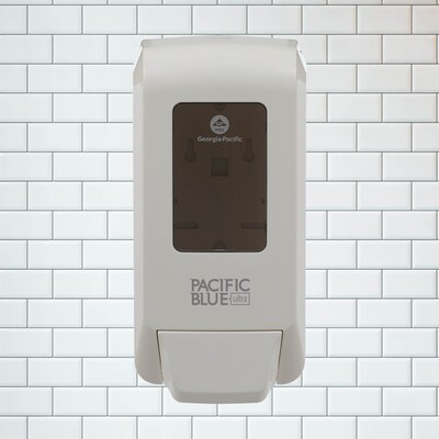 Pacific Blue Ultra™ Wall-Mount Soap & Sanitizer Dispenser, White (53058)