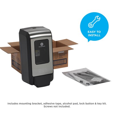 Pacific Blue Ultra Wall Mounted Hand Soap/Hand Sanitizer Dispenser, Stainless (53060)