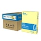 Quill Brand® 30% Recycled 8.5" x 11" Multipurpose Paper, 20 lbs., Canary Yellow, 500 Sheets/Ream, 10 Reams/Carton (720563CT)