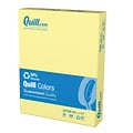 Quill Brand® 30% Recycled 8.5 x 11 Multipurpose Paper, 20 lbs., Canary Yellow, 500 Sheets/Ream, 10