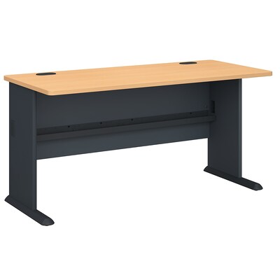 Bush Business Furniture Cubix 60W Desk, Beech (WC14360)