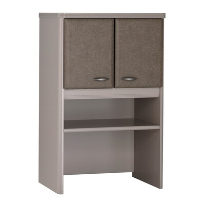 Bush Business Furniture Cubix 24W Hutch, Pewter (WC14525P)
