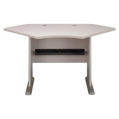Bush Business Furniture Cubix 42W Corner Desk, Pewter (WC14542)