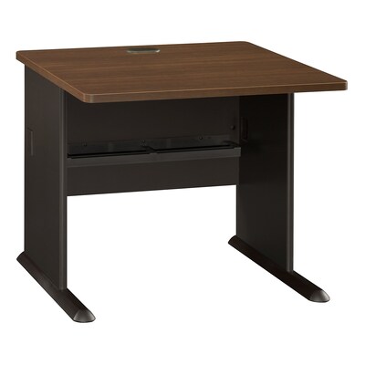 Bush Business Furniture Cubix 36W Desk, Sienna Walnut (WC25536)