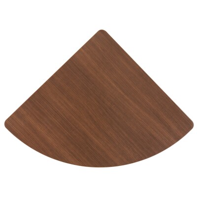 Bush Business Furniture Cubix 27W Corner Connector, Sienna Walnut (WC25529)