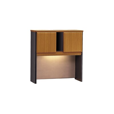 Bush Business Furniture Cubix 36W Hutch, Natural Cherry (WC57437P)