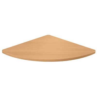 Bush Business Furniture Cubix 27W Corner Connector, Light Oak, Installed (WC64329FA)