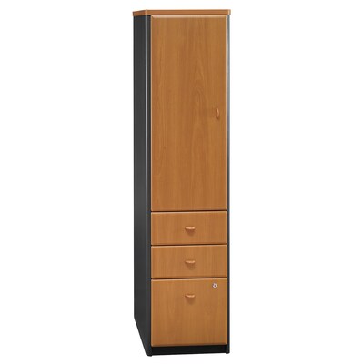 Bush Business Furniture Cubix Vertical Storage Locker, Natural Cherry (WC57475P)