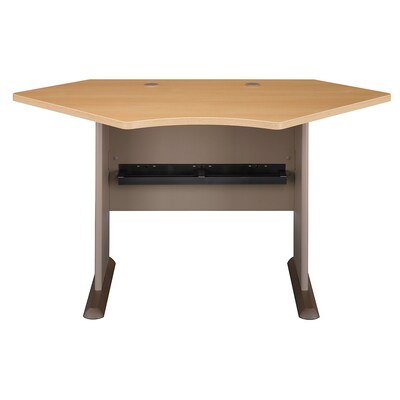 Bush Business Furniture Cubix 42W Corner Desk, Light Oak (WC64342)