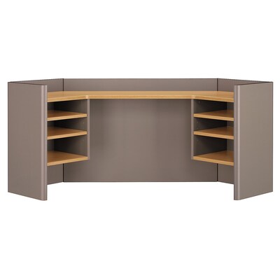 Bush Business Furniture Cubix 42W Corner Hutch, Light Oak (WC64343)