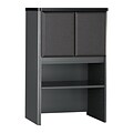 Bush Business Furniture Cubix 24W Hutch, Slate (WC84825P)