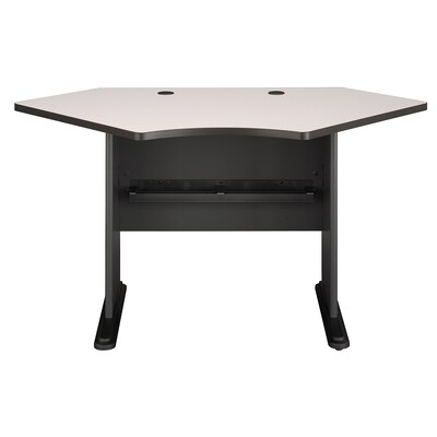 Bush Business Furniture Cubix 42W Corner Desk, Slate, Installed (WC84842FA)