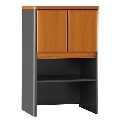 Bush Business Furniture Cubix 24W Hutch, Natural Cherry, Installed (WC57425PFA)