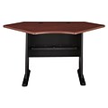 Bush Business Furniture Cubix 42W Corner Desk, Hansen Cherry, Installed (WC94442FA)