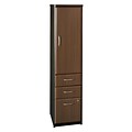 Bush Business Furniture Cubix Vertical Storage Locker, Sienna Walnut (WC25575)