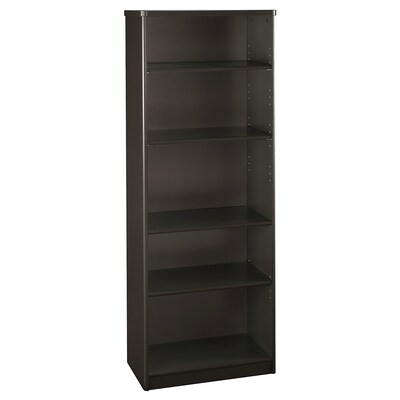 Bush Business Furniture Cubix 26W 5 Shelf Bookcase, Sienna Walnut (WC25565)