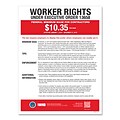 ComplyRight Federal Minimum Wage for Contractors Poster, English (E2240)