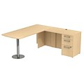 Bush Business Furniture Emerge 72W x 22D Desk, Natural Maple (300SCRED72ACK)