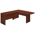 Bush Business Furniture Westfield Elite 72W x 30D Peninsula L Shaped Desk with 48W Return, Hansen Cherry, Installed (SRE033HCFA)