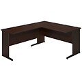 Bush Business Furniture Westfield Elite 60W x 30D C Leg L Shaped Desk with 42W Return, Mocha Cherry (SRE056MR)