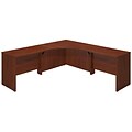 Bush Business Furniture Westfield Elite 42W x 42D Corner Desk with two 42W Returns, Hansen Cherry (SRE068HC)