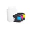 Quill Brand Remanufactured Cyan/Magenta/Yellow High Yield Ink Cartridge Replacement for Brother LC10
