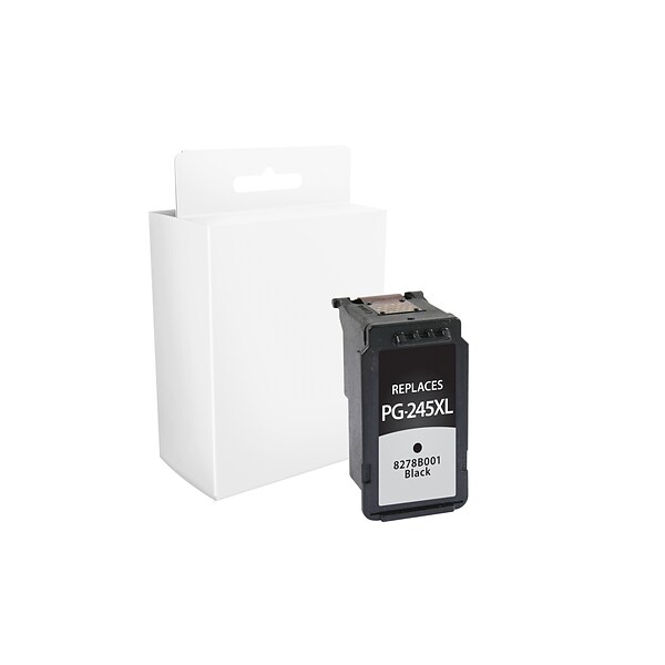Quill Brand® Remanufactured Black High Yield Ink Cartridge Replacement for Canon PG-245XL (PG-245XL) (Lifetime Warranty)