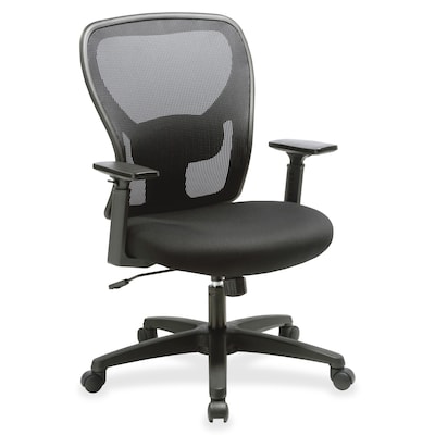 Lorell Mid-Back Task Chair, 27.5 W x 27.7 D x 41.9 H, Black (LLR83307)