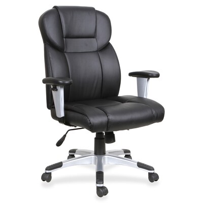 Lorell High-Back Executive Chair, 28.9 W x 28.5 D x 46 H, Black (LLR83308)