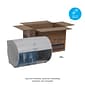 Compact 2-Roll Side-by-Side Coreless Toilet Paper Dispenser by GP PRO, Gray (56783A)