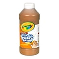 Crayola Washable Finger Paint Brown, 16 oz., Each (55-1316-007)