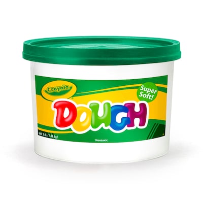 Crayola Moldeling Dough 3LB Bucket Green, BIN1544