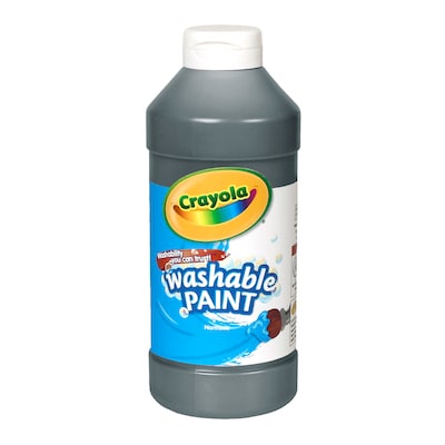 Crayola Washable Paints, Black, 16 oz.