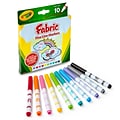 Crayola Fine Line Fabric Markers, Assorted, Set of 4 [Pack of 10] (BIN588626)