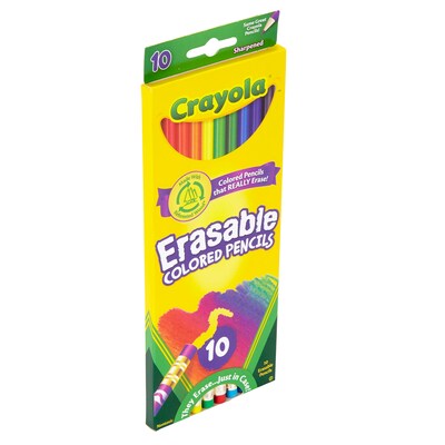 Crayola Erasable Colored Pencils, Assorted Colors, Art Tools for Kids, 12  Count